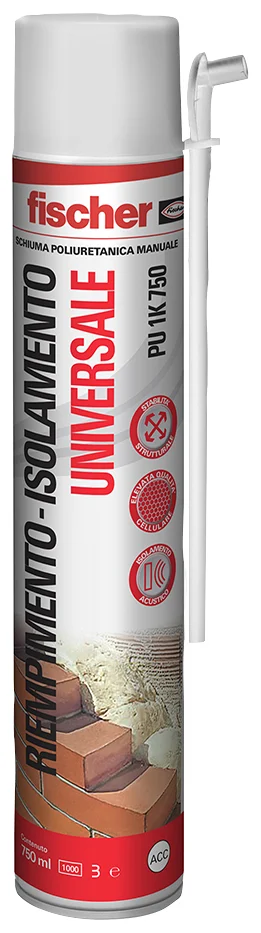 Schiuma poliuretanica manuale PU 1K 750 (1 Pz.)