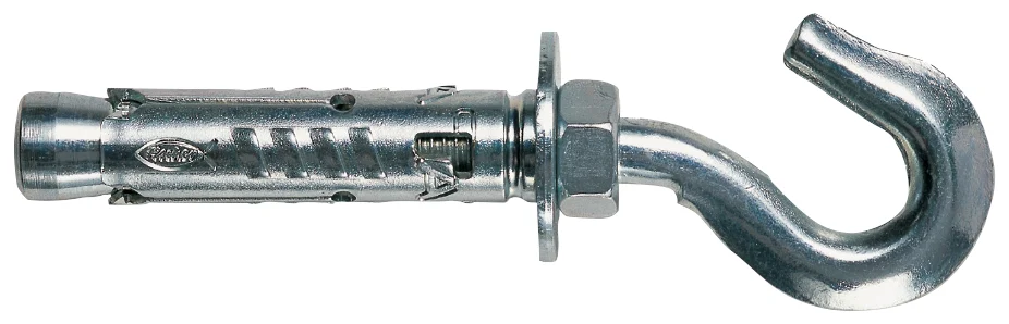 Tasselli in acciaio TA M 8 G con gancio (50 Pz.)