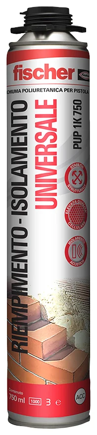Schiuma poliuretanica per pistola PUP 1K 750 (1 Pz.)