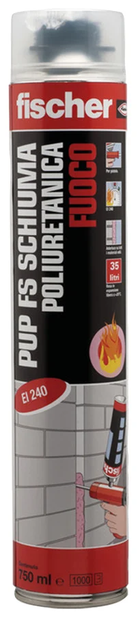 Schiuma poliuretanica fuoco per pistola PUP FS (1 Pz.)