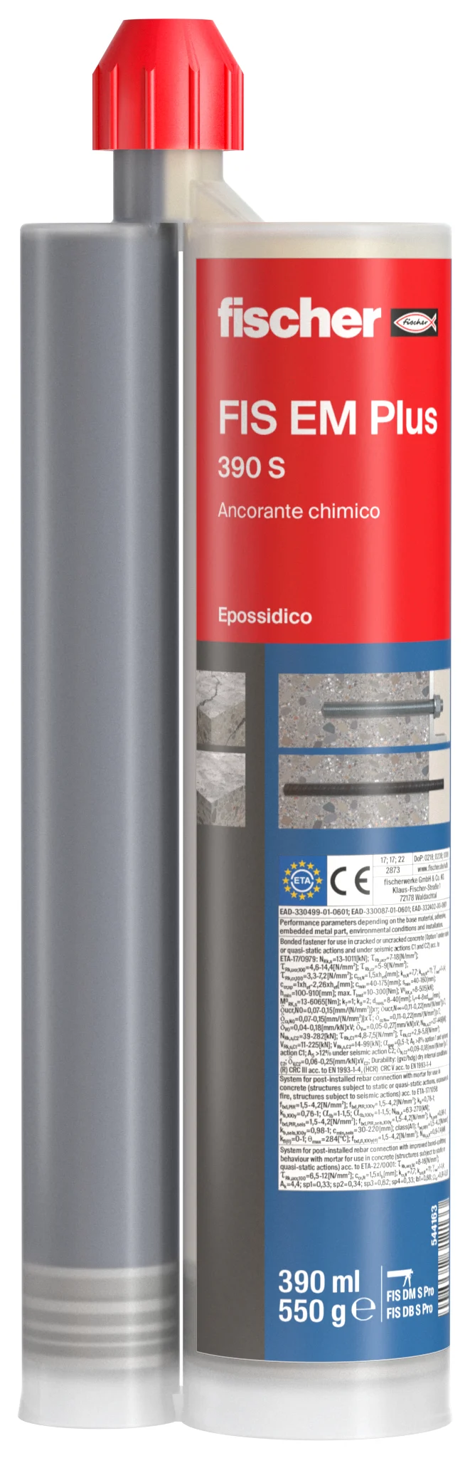 Ancorante Chimico FIS EM Plus 390 S Resina Epossidica (1 Pz.)