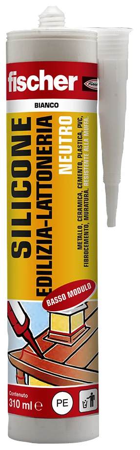 Silicone sigillante basso modulo SBM 310 BI - bianco (1 Pz.)
