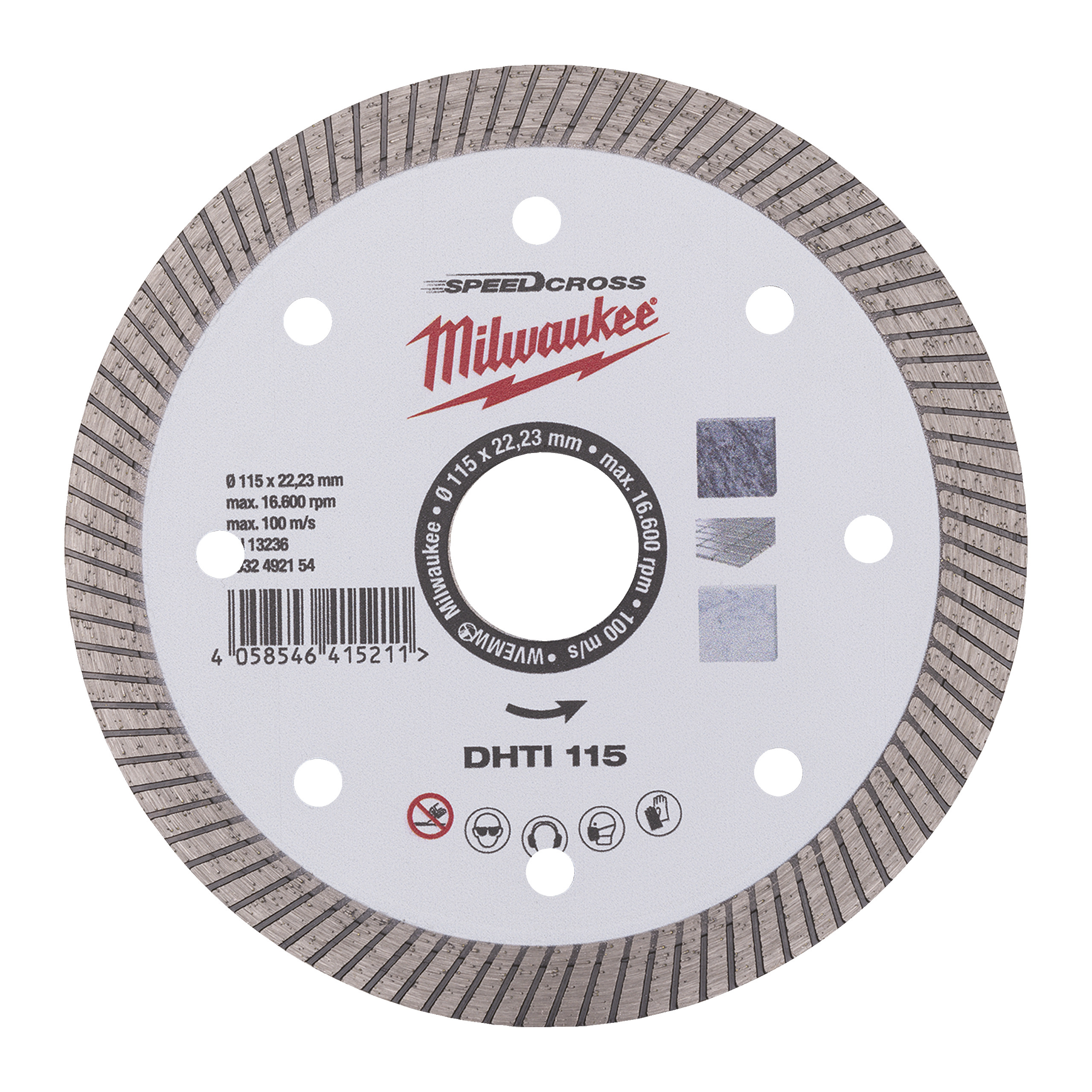 DISCO DIAM SPEEDCROSS DHTI 115MM