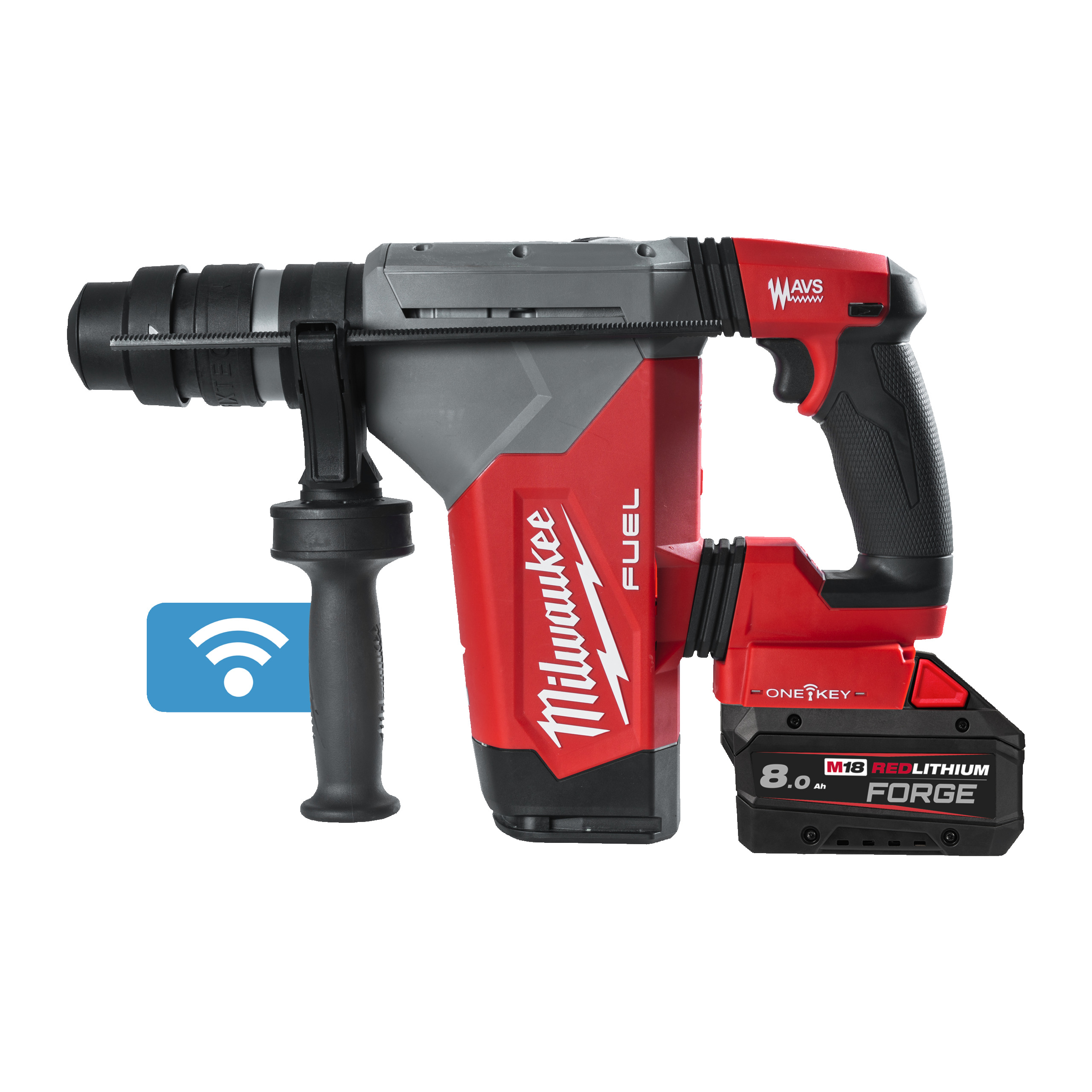 Tassellatore 18 Volt (FIXTEC) 32 mm alta potenza 8Ah Tecnologia FUEL ONE KEY valigetta HeavyDuty