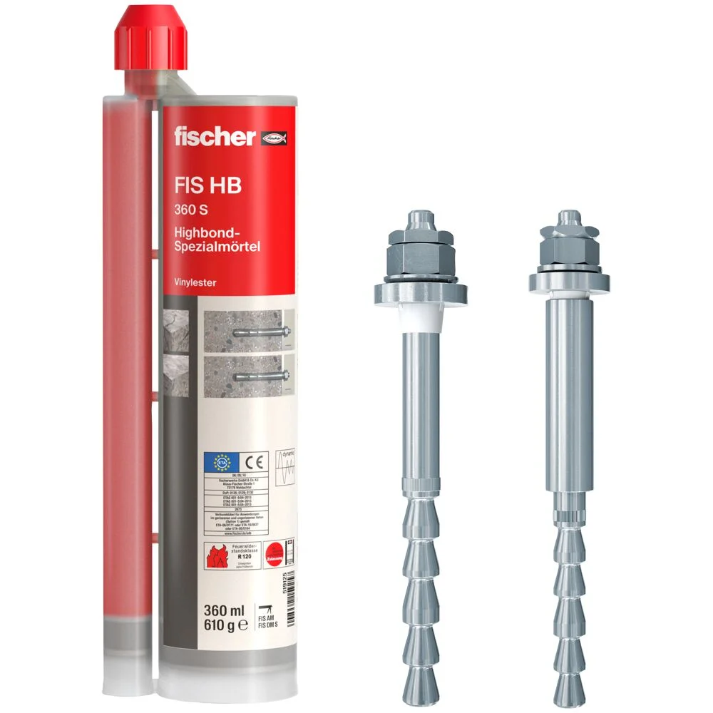 Barra multicono in acciaio FHB-A dyn 16x125/25 per ancorante chimico FIS HB (10 Pz.)