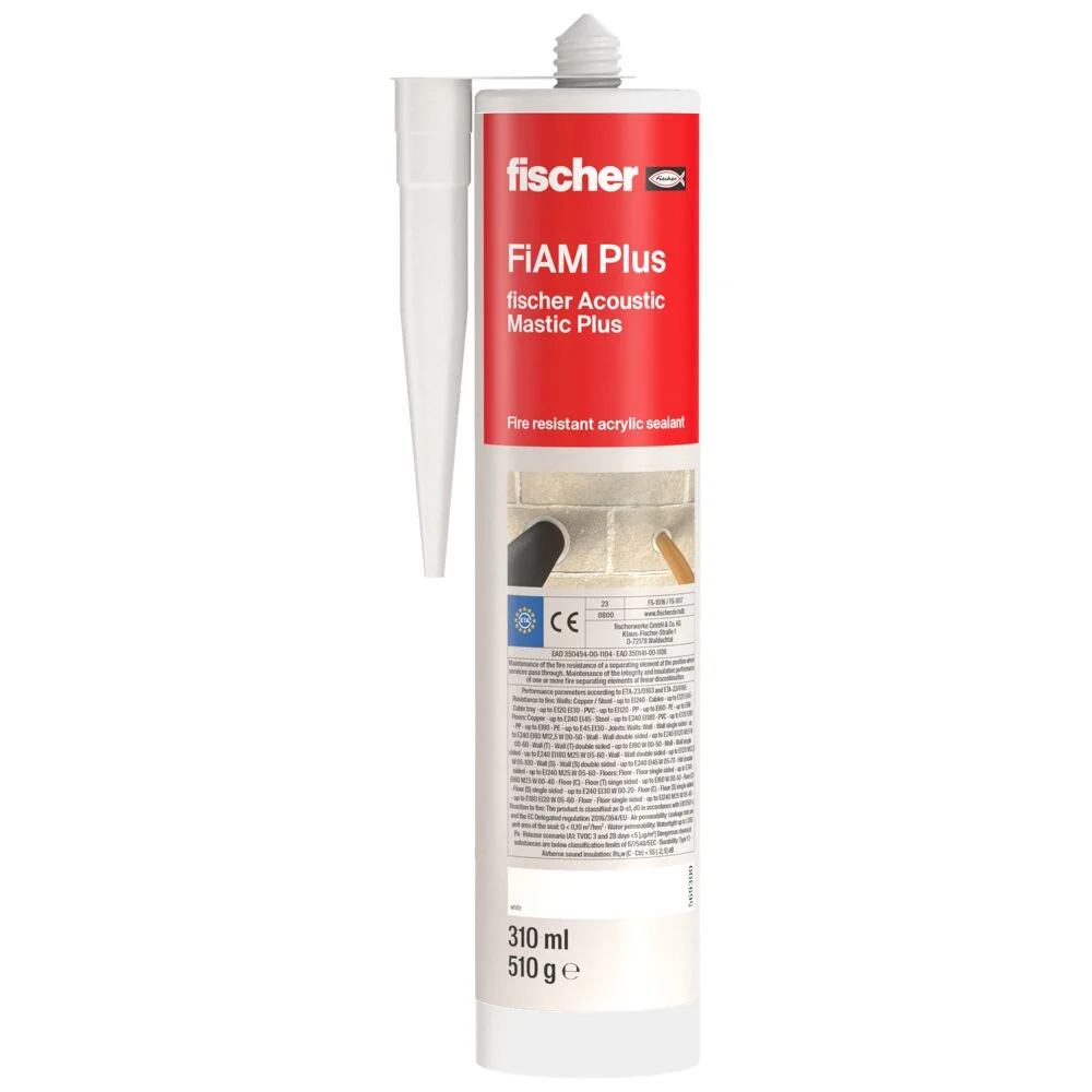 FiAM Plus 310 ml – Sigillante acrilico resistente al fuoco e al fumo