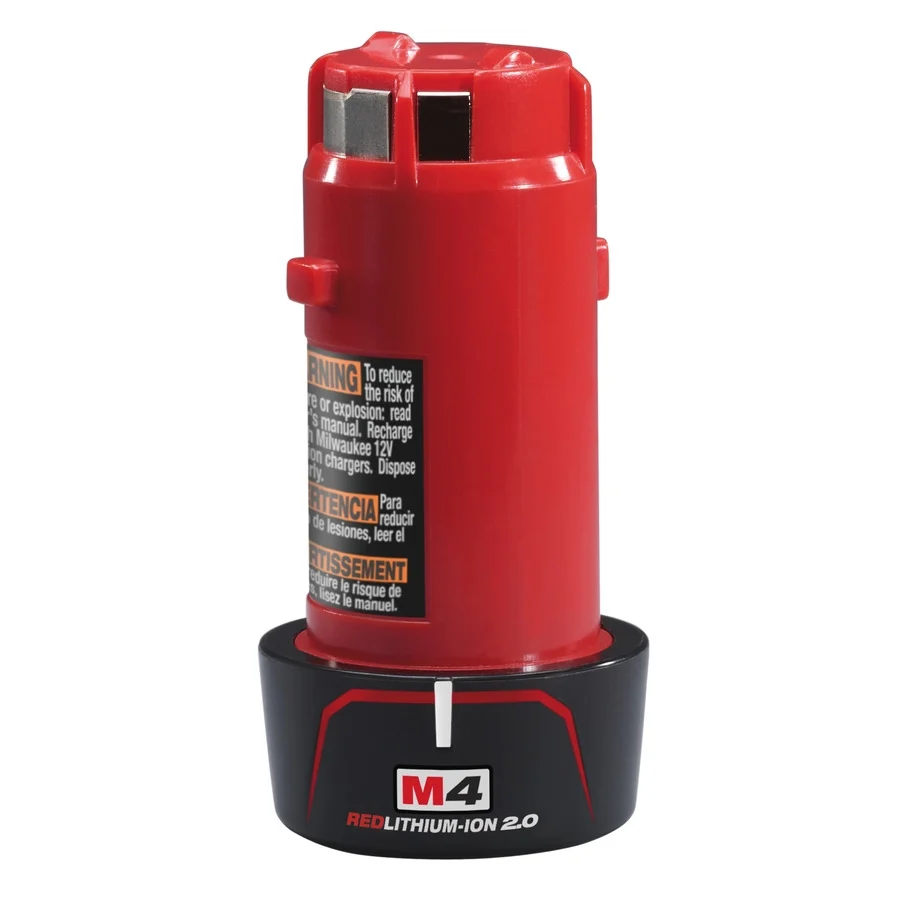 Milwaukee M4 B2 Batteria 4 V 2,0 Ah Li‑Ion