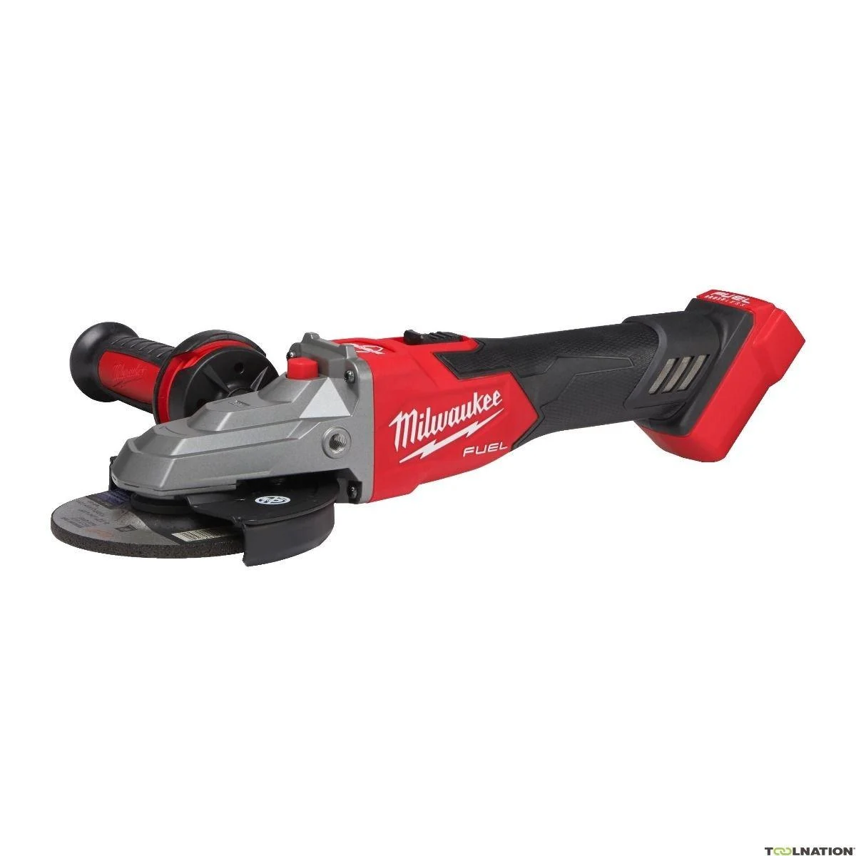 Smerigliatrice angolare 18 V a testa piatta con disco 125 mm – Tecnologia FUEL, interruttore a slitta e freno – senza batteria (M18 FSAGF125XB‑0X)